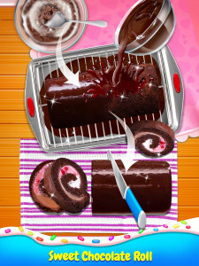 اسکرین شات 2 بازی Ice Cream Cake Roll Maker