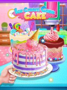 اسکرین شات 2 بازی Ice Cream Cone Cake Maker