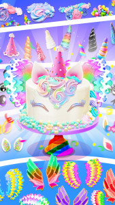 اسکرین شات 3 بازی Rainbow Unicorn Cake