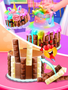 اسکرین شات بازی Rainbow Unicorn Cake 5