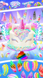 اسکرین شات بازی Rainbow Unicorn Cake 3