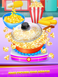 اسکرین شات 2 بازی Popcorn Maker - Rainbow Food