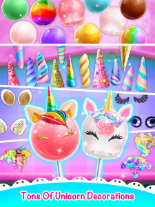 اسکرین شات 4 بازی Unicorn Cake Pop Sweet Dessert
