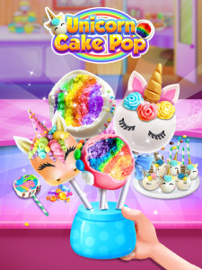 اسکرین شات 1 بازی Unicorn Cake Pop Sweet Dessert