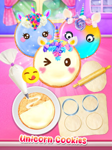 اسکرین شات 2 بازی Unicorn Rainbow Cookies
