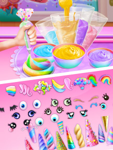 اسکرین شات 4 بازی Unicorn Rainbow Cookies