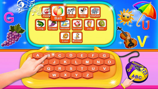 اسکرین شات بازی Alphabet Laptop - Educational 2