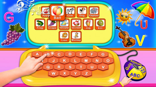 اسکرین شات 2 بازی Alphabet Laptop - Educational