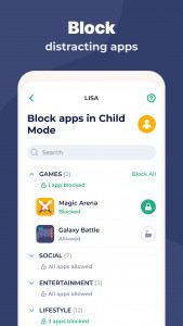 اسکرین شات برنامه Parental Control - Kidslox 5