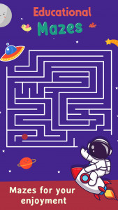 اسکرین شات بازی Crazy Educational Mazes Puzzle 1