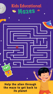 اسکرین شات بازی Kids Educational Mazes Puzzle 1