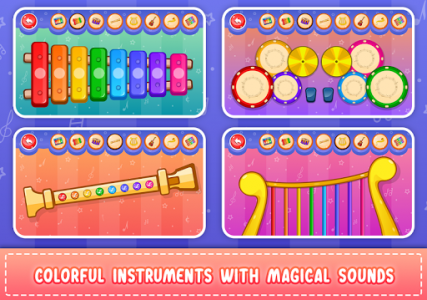 اسکرین شات بازی Kids Piano: Animal Sounds & musical Instruments 3