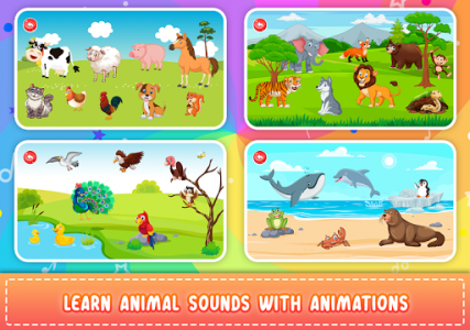 اسکرین شات بازی Kids Piano: Animal Sounds & musical Instruments 6