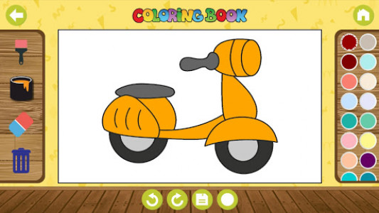 اسکرین شات برنامه Kids Coloring Book 4