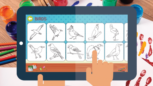 اسکرین شات 2 بازی Coloring book for kids