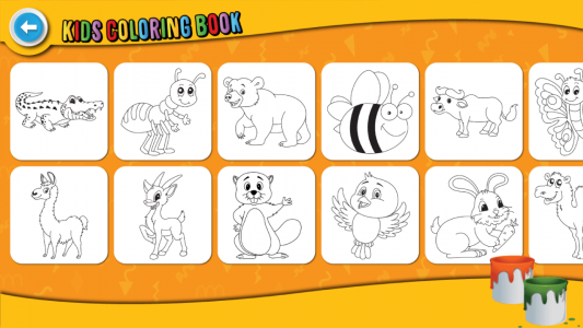 اسکرین شات 2 بازی Animal Coloring Book for kids