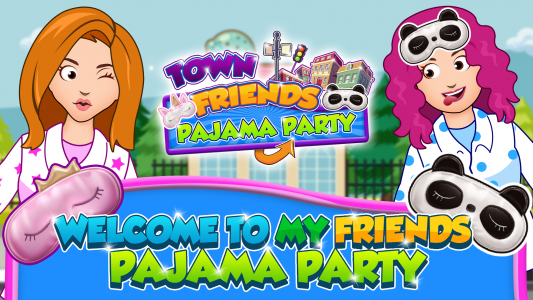 اسکرین شات بازی My Home City Pajama Party 1