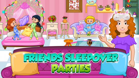 اسکرین شات بازی My Home City Pajama Party 2