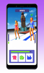 اسکرین شات بازی Queen Catwalk Fashion Race 3D 4