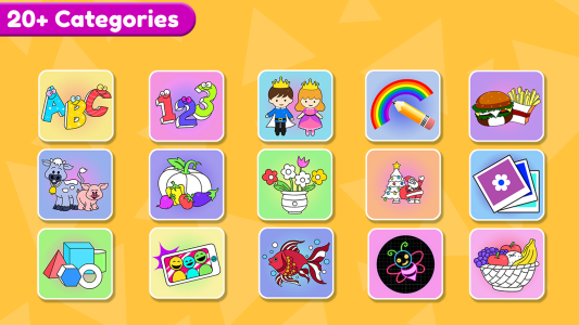 اسکرین شات 1 برنامه Kids Fun Coloring Adventure