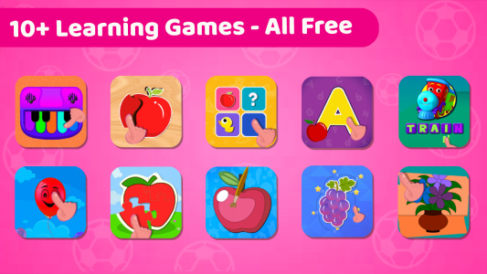 اسکرین شات بازی Kids Preschool Learning Games for Kids - Offline 1