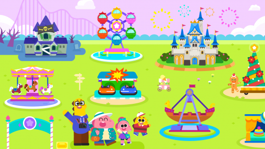اسکرین شات بازی Cocobi Theme Park - Kids game 1