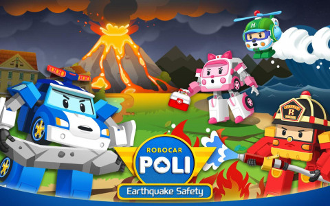 اسکرین شات برنامه Robocar Poli Earthquake Safety 1