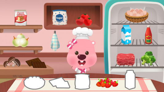 اسکرین شات برنامه Pororo Cooking Game - Kid Chef 3