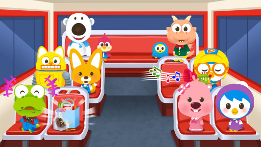 اسکرین شات 5 برنامه Tayo Bus Game - Bus Driver Job