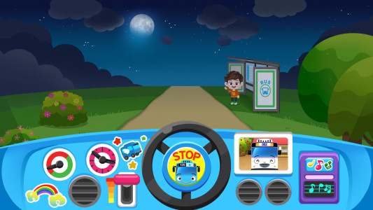 اسکرین شات برنامه Tayo Bus Game - Bus Driver Job 2