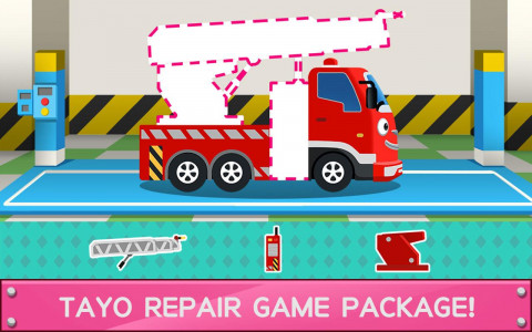 اسکرین شات برنامه Tayo Repair - Kid Game Package 1