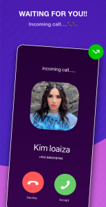اسکرین شات بازی Kimberly Loaiza 📱Video Call + Chat kim Loaiza 4