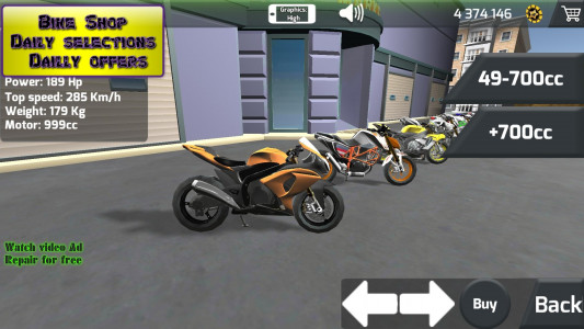 اسکرین شات بازی Moto Drag Racing Madness 3D 2