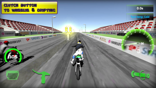 اسکرین شات بازی Moto Drag Racing Madness 3D 3