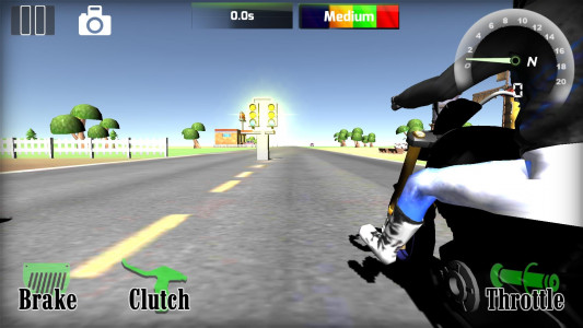 اسکرین شات بازی Moto Drag Racing Madness 3D 6