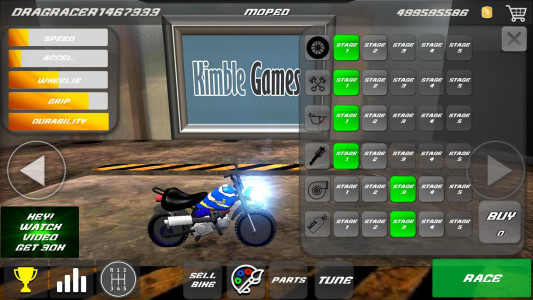 اسکرین شات بازی Drag bikes - Motorbike racing 2