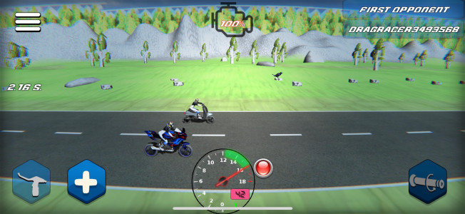 اسکرین شات 4 بازی Drag bikes - Motorbike racing