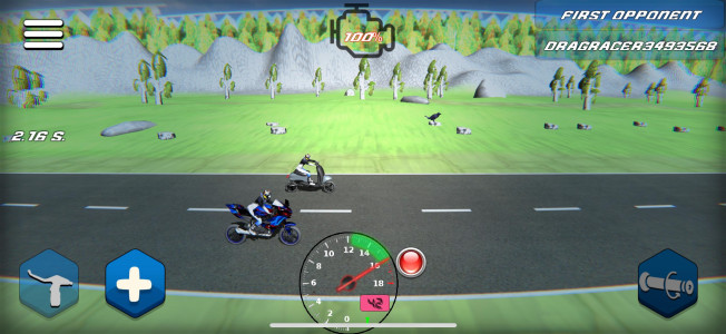 اسکرین شات 4 بازی Drag bikes - Motorbike racing