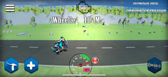 اسکرین شات 1 بازی Drag bikes - Motorbike racing