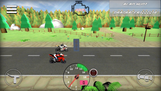 اسکرین شات بازی Drag bikes - Motorbike racing 3