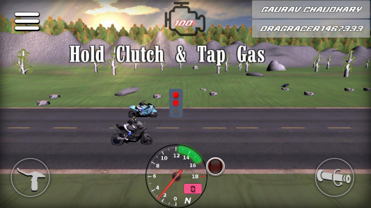 اسکرین شات بازی Drag bikes - Motorbike racing 6