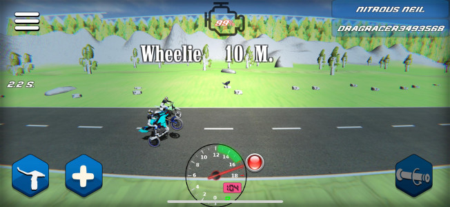 اسکرین شات 1 بازی Drag bikes - Motorbike racing
