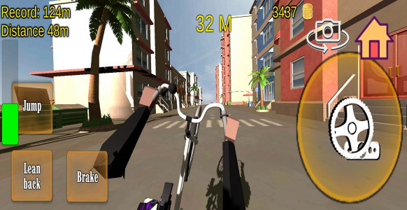 اسکرین شات بازی Wheelie Bike 3D - BMX wheelie 2