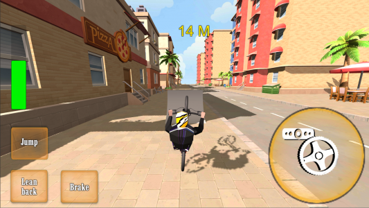 اسکرین شات بازی Wheelie Bike 3D - BMX wheelie 3