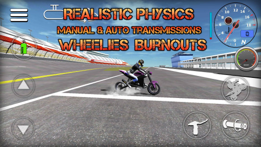 اسکرین شات 1 بازی Wheelie King 2 - motorcycle 3D