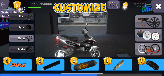 اسکرین شات 2 بازی Wheelie King 7 – Bike Wheelie