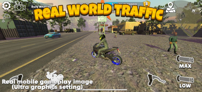 اسکرین شات بازی Wheelie King 7: Wheelie Racing 3