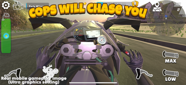 اسکرین شات بازی Wheelie King 7: Wheelie Racing 1