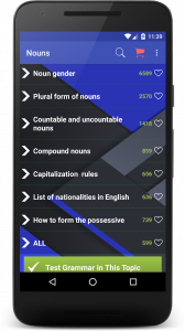 اسکرین شات برنامه English Grammar 2