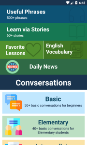 اسکرین شات 3 برنامه Learn English Listening Daily
